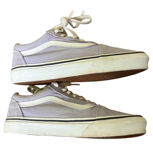 Vans Old Skool Languid Lavender Suede Sneakers Womens 7 Mens 5.5 Classic Style - Picture 12 of 16